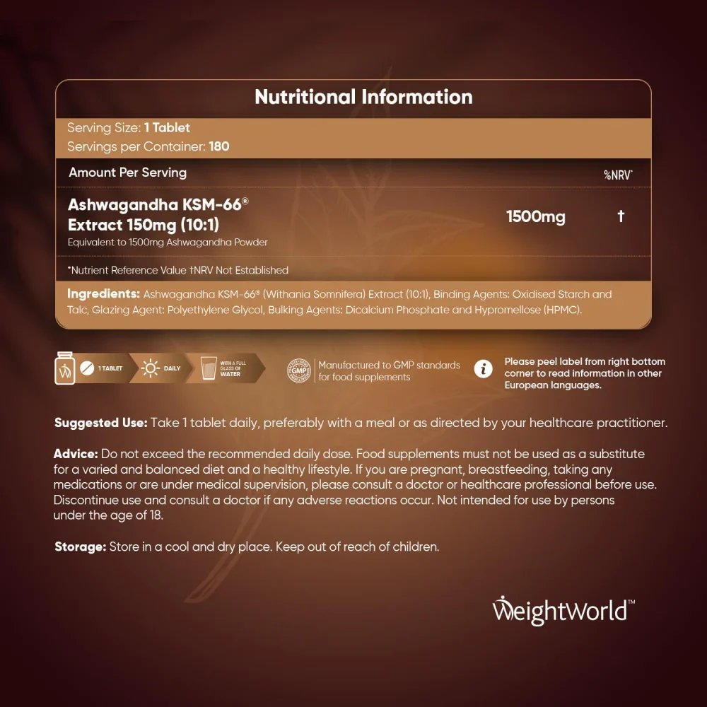 Ashwagandha KSM-66 Tablets - Image 6