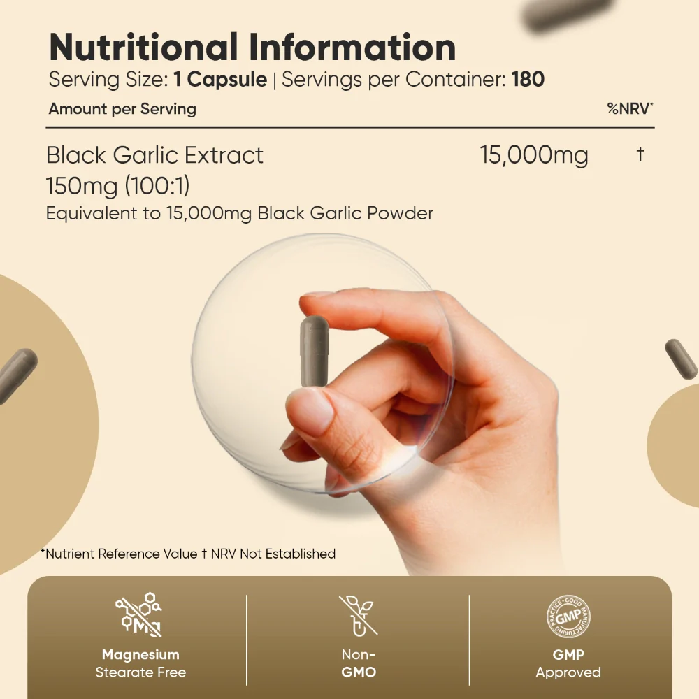 Black Garlic Capsules - Image 6