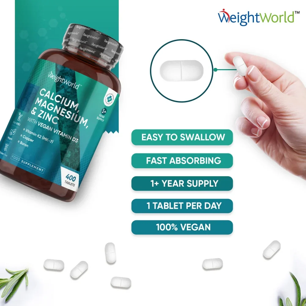 Calcium, Magnesium & Zinc With Vitamin D3 - Image 5