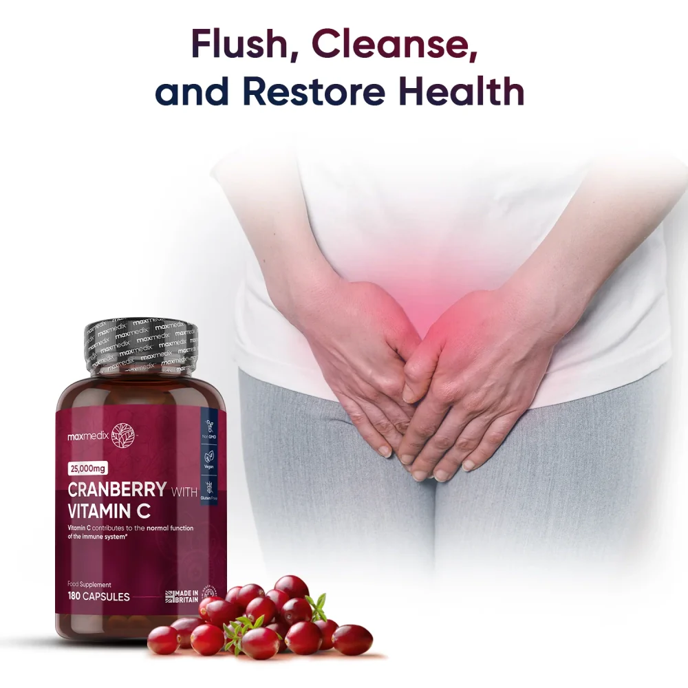 Cranberry With Vitamin C Capsules - Image 5