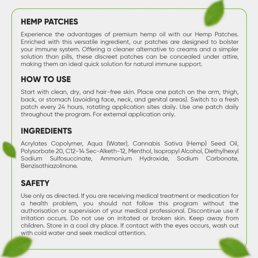 Hemp Seed Oil Patches - Image 7
