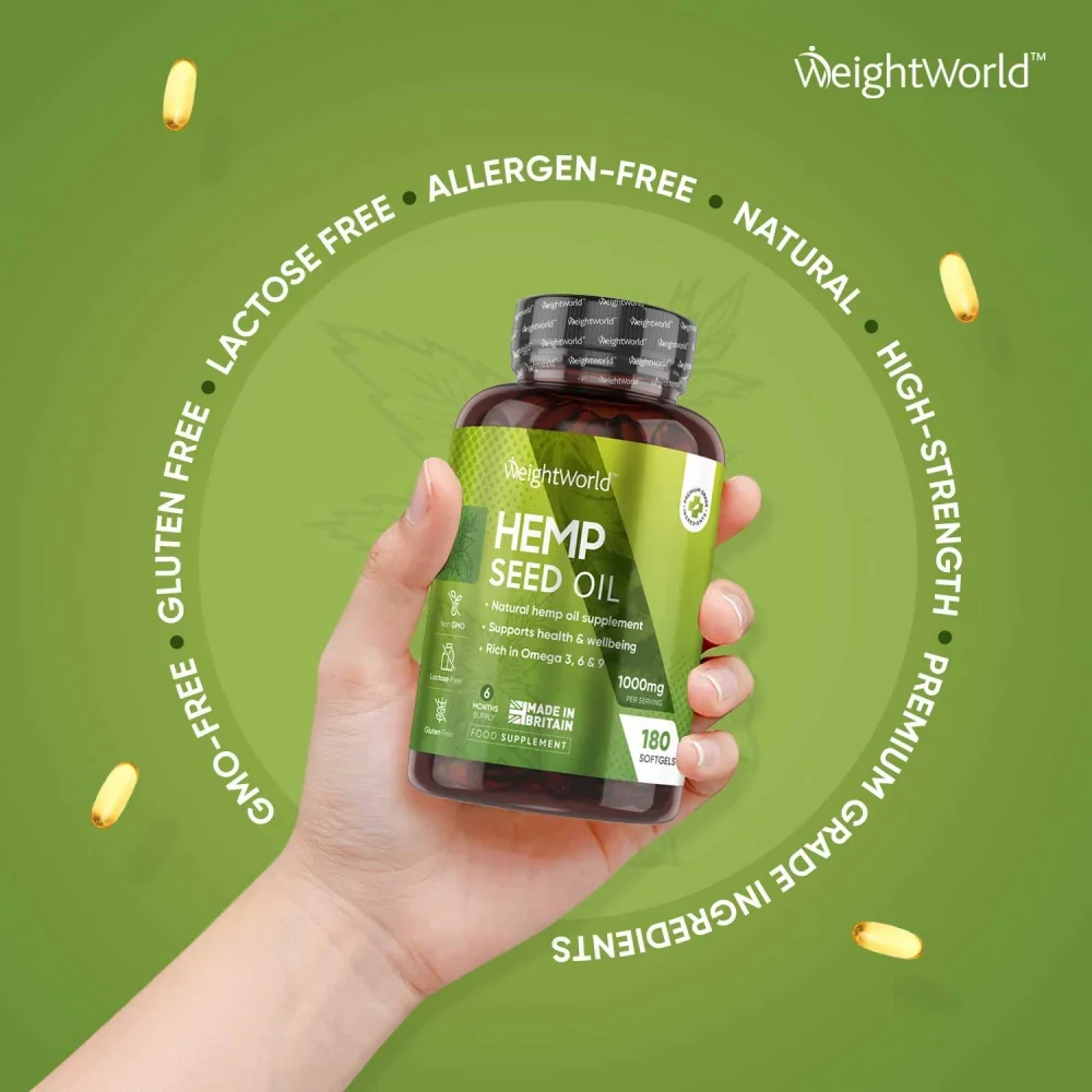 Hemp Seed Oil Softgels - Image 3