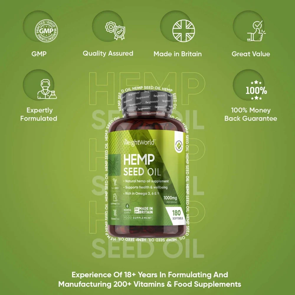 Hemp Seed Oil Softgels - Image 4
