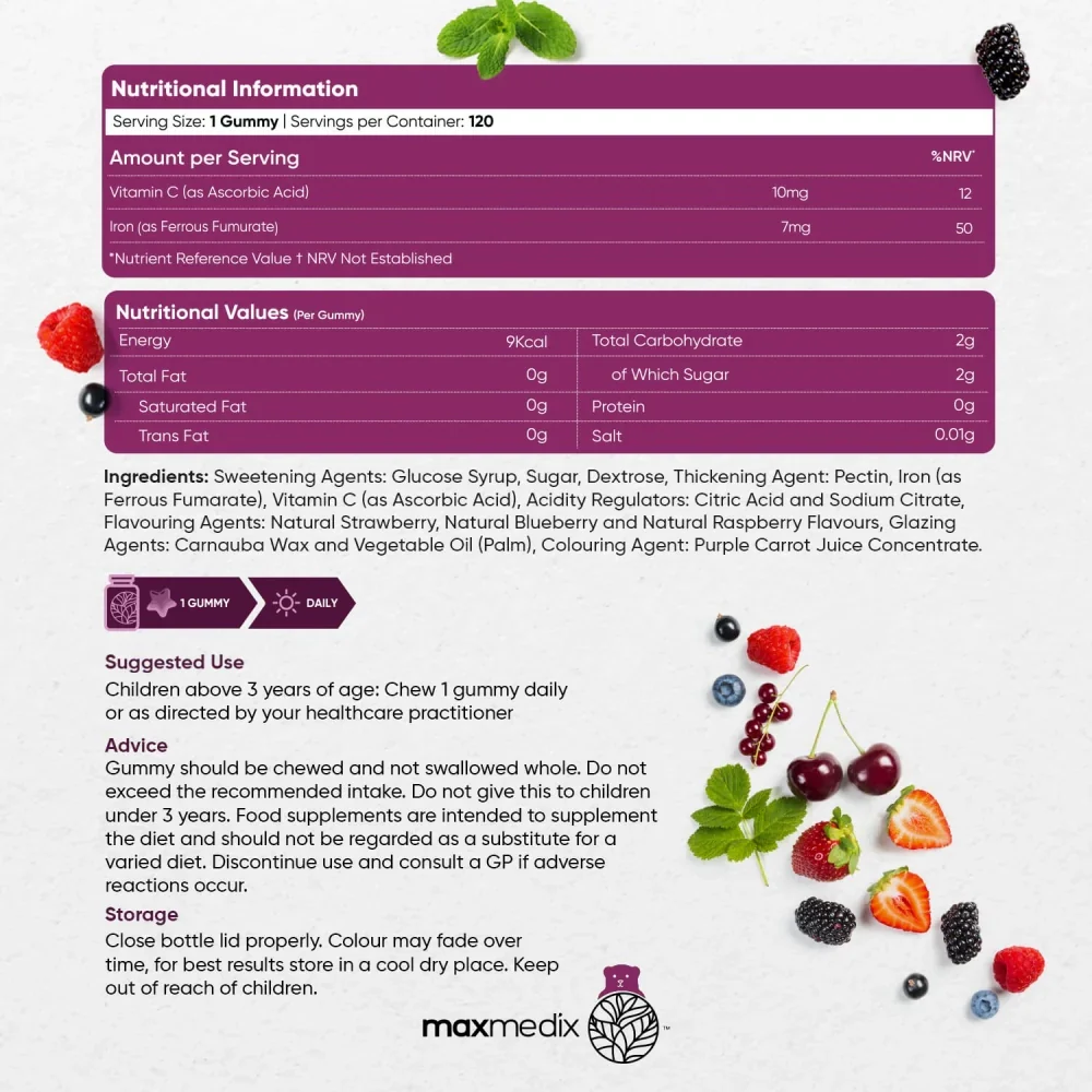Iron & Vitamin C Gummies for Kids - Image 6