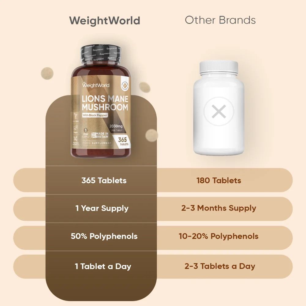 Lion's Mane Mushroom Tablets - Image 5