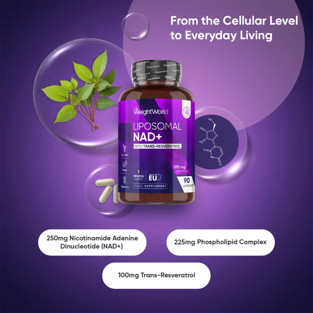 Liposomal NAD+ With Resveratrol Capsules - Image 2