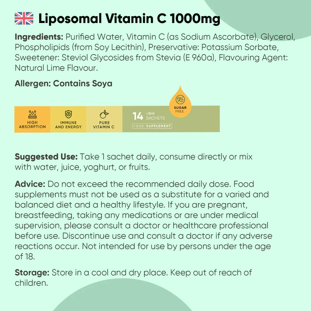 Liposomal Vitamin C Liquid Sachets - Image 7