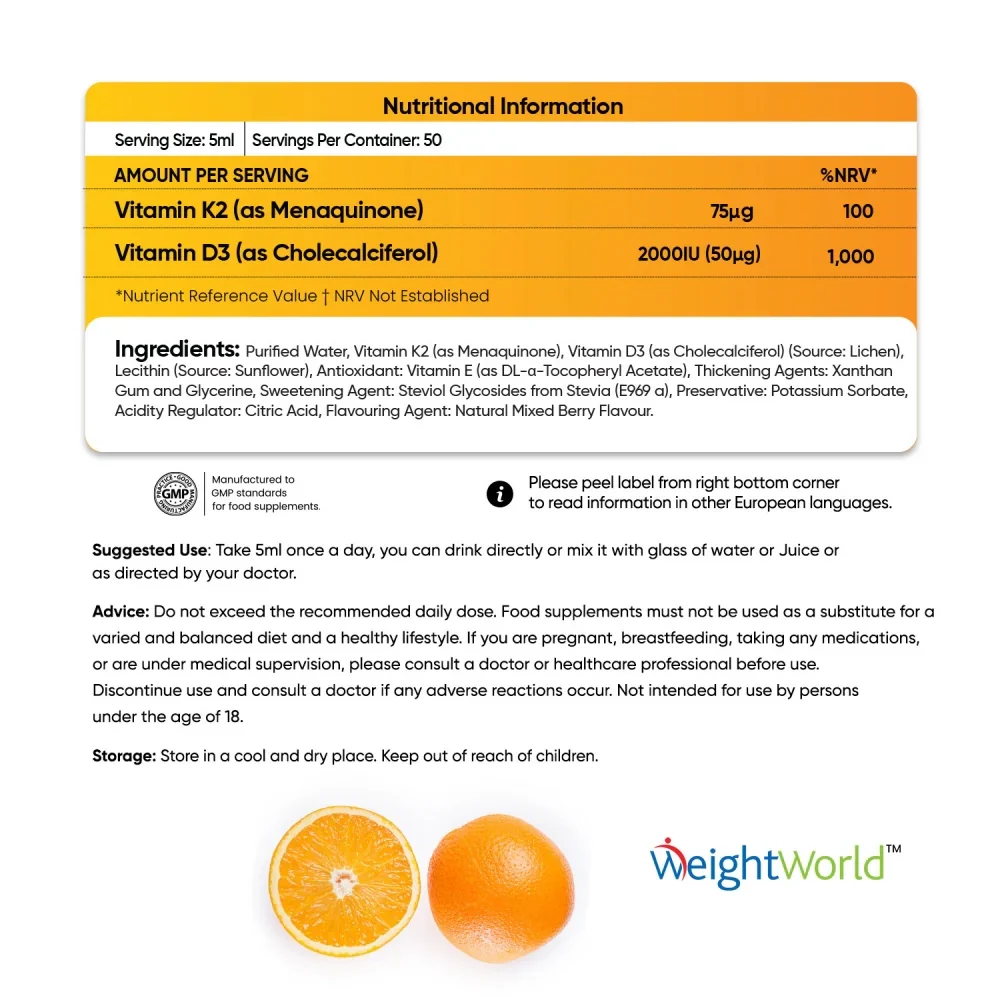 Liposomal Vitamin D3 + K2  Liquid - Image 7