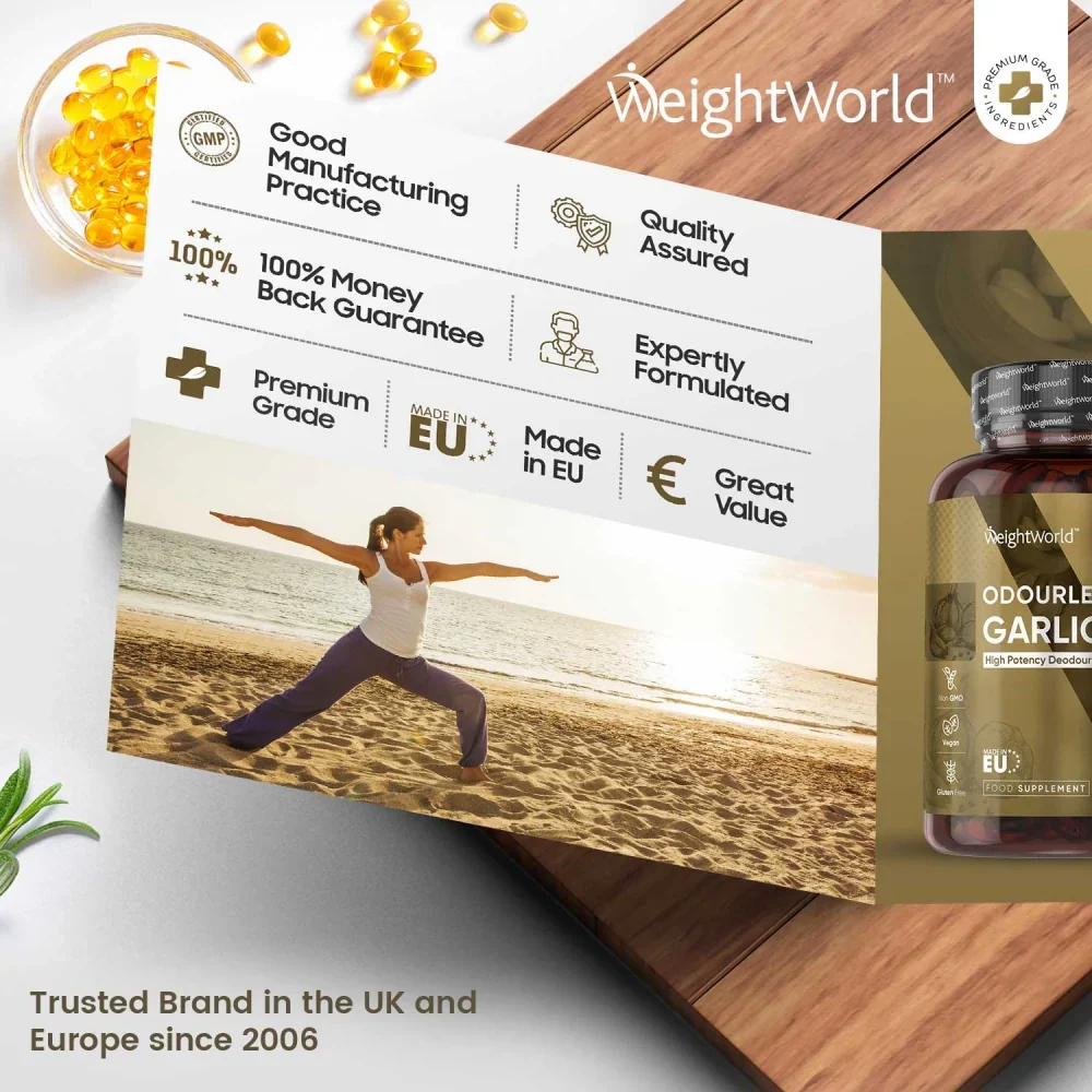Odourless Garlic Oil Softgel Capsules - Image 5