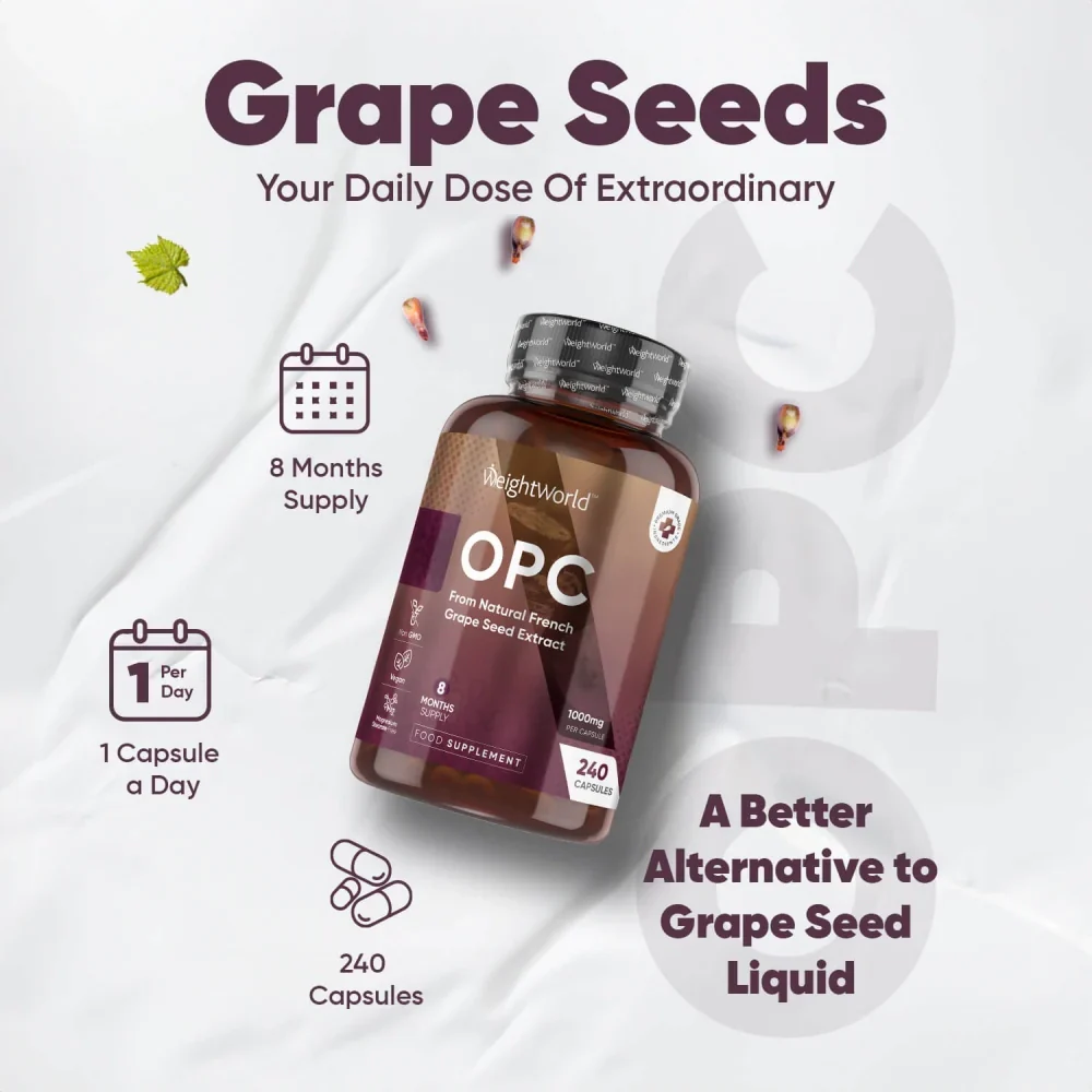 OPC (French Grape Seed Extract) Capsules - Image 4