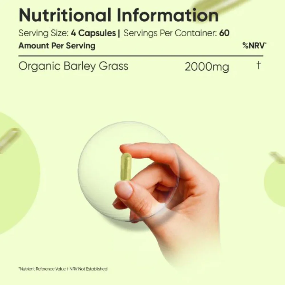 Organic Barley Grass Capsules - Image 5