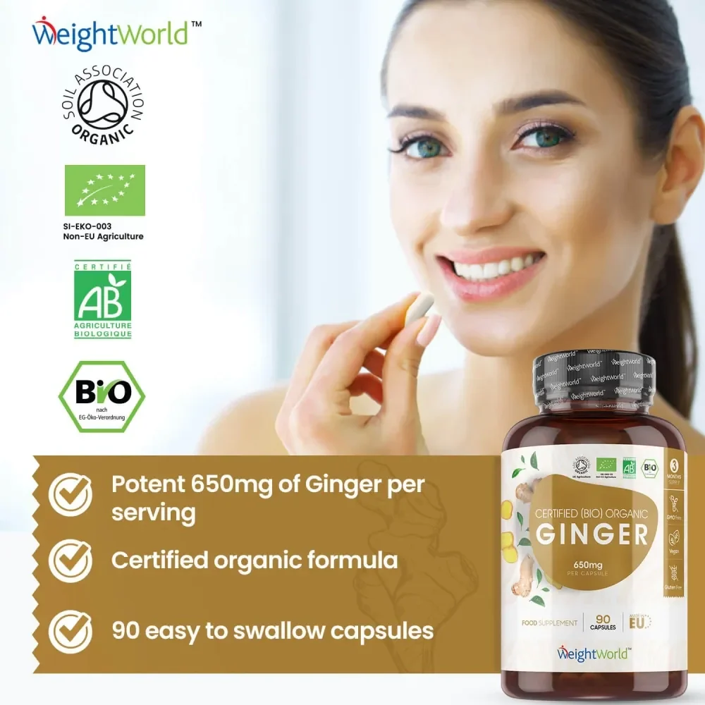 Organic Ginger Capsules - Image 3