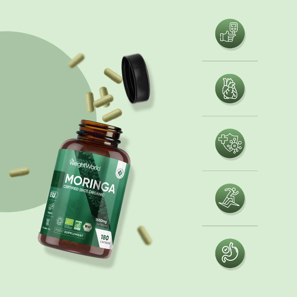 Organic Moringa Capsules - Image 3