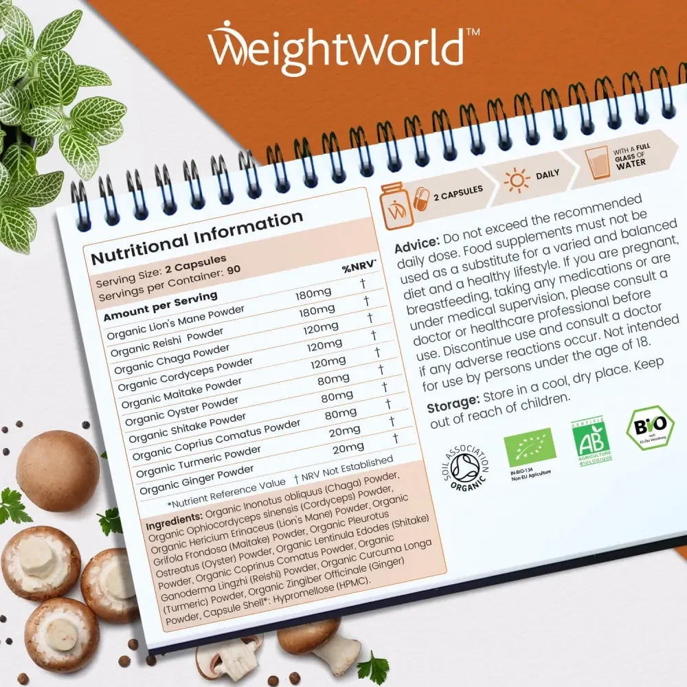 Organic Mushroom Complex Capsules - Image 6