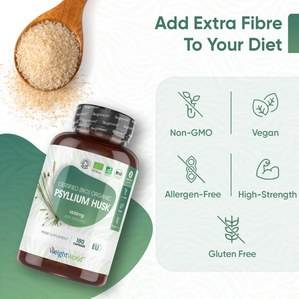 Organic Psyllium Husk Capsules - Image 3