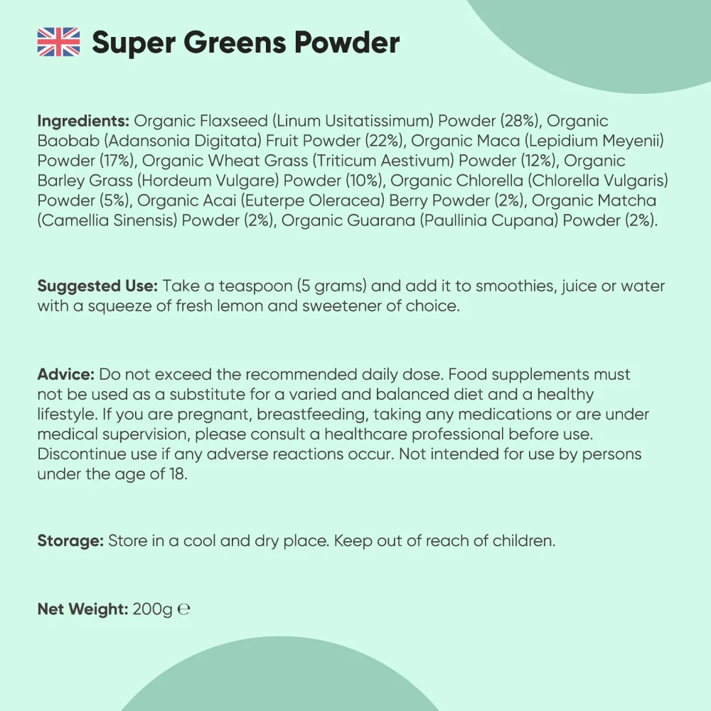Organic Super Greens Powder - Image 6