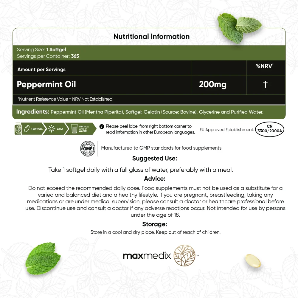Peppermint Oil Softgels - Image 6