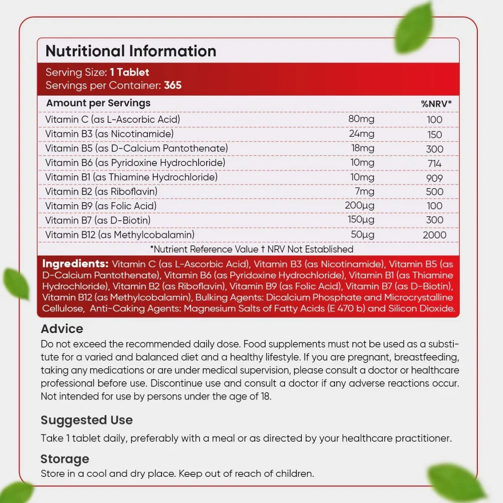 Vitamin B Complex Tablets - Image 6
