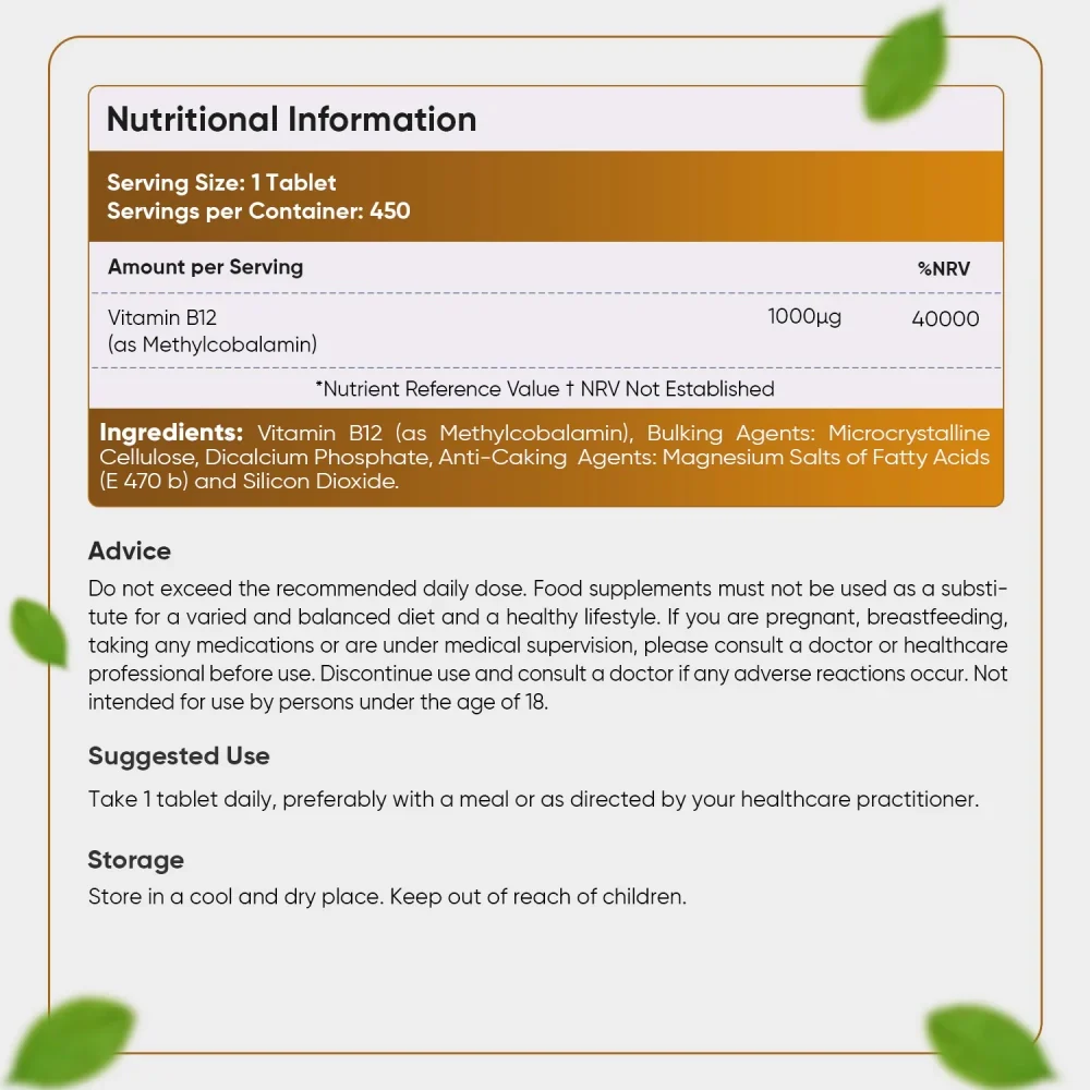 Vitamin B12 Methylcobalamin Tablets - Image 7
