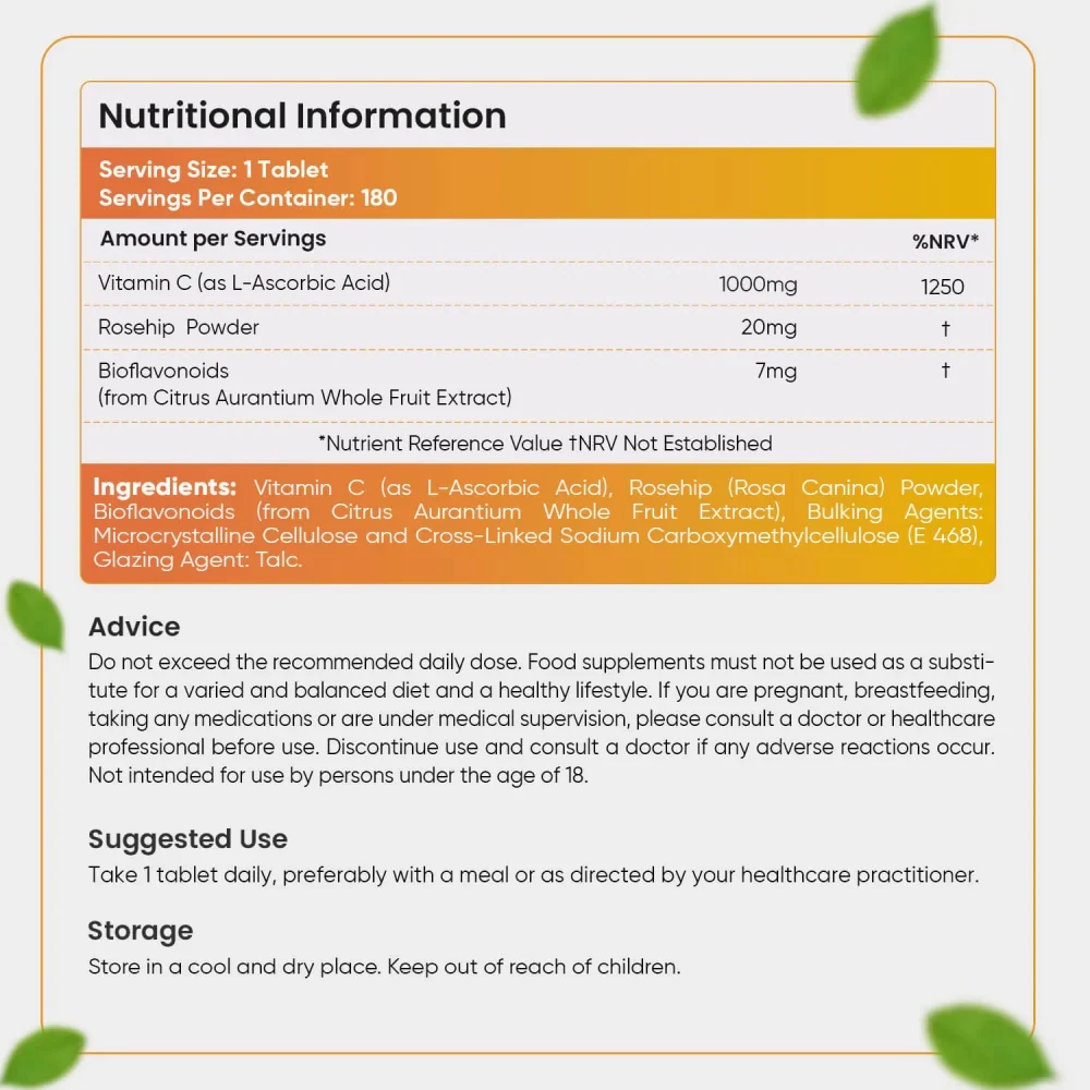 Vitamin C with Rosehip And Bioflavonoids - Image 8