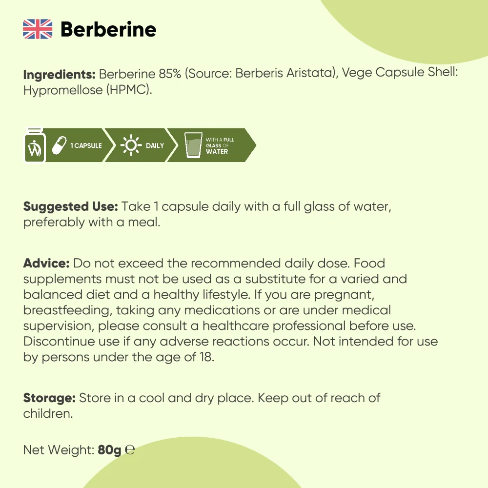 Pure Berberine Capsules - Image 6