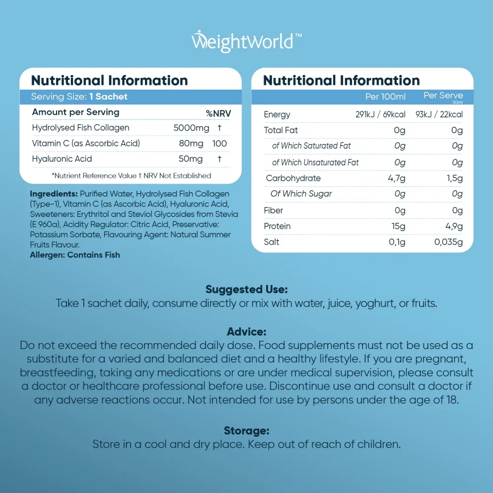WeightWorld Marine Collagen Liquid Sachets - Image 9